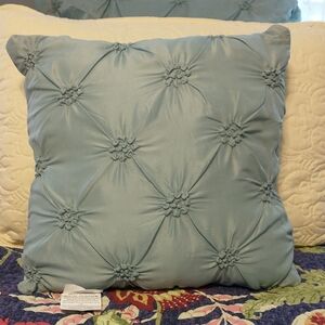 Elegant Blue Decorative Pillow